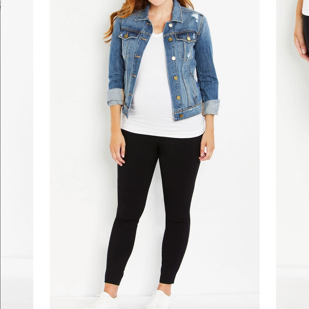 Maternity over the belly Black Pants